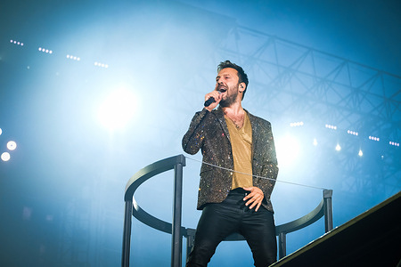 Turin Italy June 15 2022
The Italian singer-songwriter, Cesare Cremonini performs in Turin, with his Stadi 2022 tour
Turin Italy June 15 2022
The Italian singer-songwriter, Cesare Cremonini performs in Turin, with his Stadi 2022 tour
