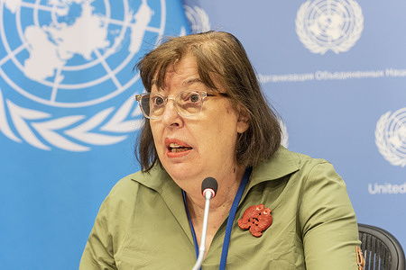 Press briefing by Special Representative of the Secretary-General for Children and Armed Conflict Virginia Gamba at UN Headquarters. She presentated latest Children and Armed Conflict report.