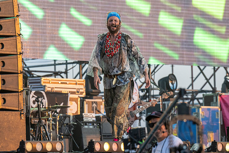 Concert of Italian singer and songwriter Jovanotti at Jovabeach Party 2022 in Marina di Cerveteri (Rome).