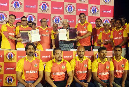 East Bengal Club, the century old heritage football club of India based in Kolkata join hands with Emami Group, a multi-crore business conglomerate at The Oberoi Grand Hotel.