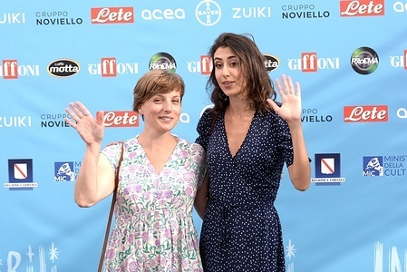 Francesca Milano and Cecilia Sala at Giffoni Film Festival 2022 in Giffoni Valle Piana.