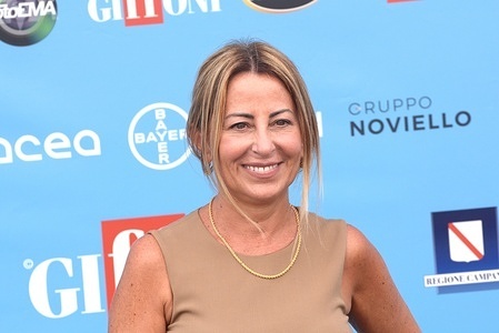 Lucia Fortini at Giffoni Film Festival 2022 in Giffoni Valle Piana.