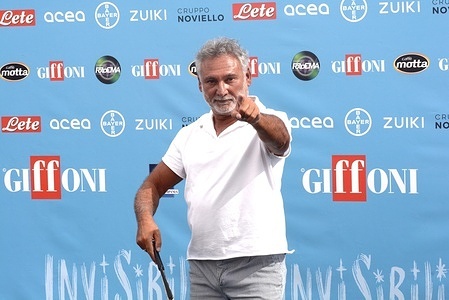 Francesco Paolantoni at Giffoni Film Festival 2022 in Giffoni Valle Piana.