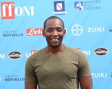 Aboubakar Soumahoro at Giffoni Film Festival 2022 in Giffoni Valle Piana.