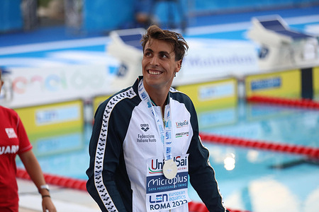 At Foro Italico of Rome, first day of European Aquatic Championship In this picture: Marco Di Tullio