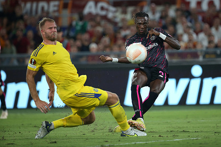 Tammy Abraham (Roma) in action during the 2nd round of the UEFA Europa League between AS Roma and HJK Helsinki at Stadio Olimpico. AS Roma wins 3-0.