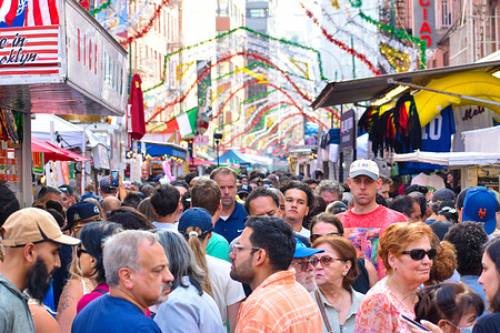 Millions attend the annual Feast of San Gennaro festival September 17, 2022 in New York City.