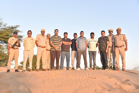 On Sunday, Bikaner Divisional Commissioner Dr. Neeraj K. Pawan and forest officials explored new tourist destinations, desert wildlife sanctuary, and camel safari to promote the tourism industry in Rajasthan's northwestern region.