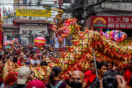Filipino-Chinese communities in the Philippines celebrate Lunar New Year every year in hope of attracting prosperity.