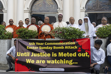 On the occasion of four years since the Easter bombings, a march was held under the guidance of Cardinal Malcolm Ranjith in remebrance to bring justice for all those who lost their lives. 
The procession proceeded from Katuwapitiya Church to Kochchikade Church.