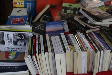 Collection of books from different publishers