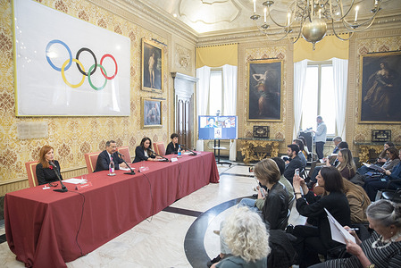 Presentation conference for the new edition of the Diversity Media Awards. With the mayor of Milan and Francesca Vecchioni