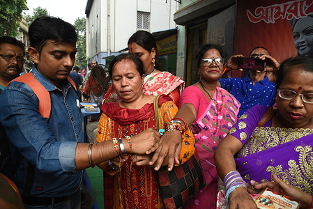 Indian sex workers celebrates the Raksha Bandhan festival at the Asia biggest Red Light area 'Sonagachi". Raksha Bandhan or simply Rakhi is a Hindu festival, celebrated in many parts of India.