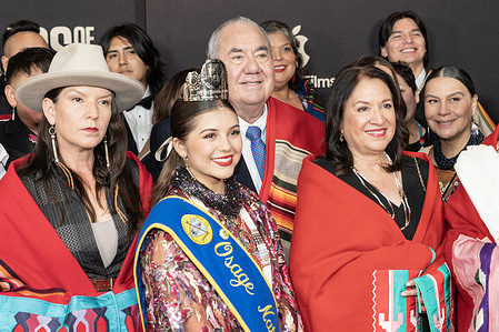 Members of Osage Nation attend premiere of the movie Killer os the Flower Moon at Alice Tully Hall in New York