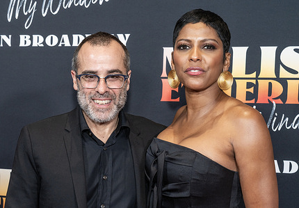 Steve Greener and Tamron Hall attend Broadway Opening Night of Melissa Etheridge: My Window at Circle in the Square Theatre in New York