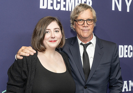 Samy Burch and Todd Haynes attend opening night of 61st New York Film Festival with premiere of May December at Alice Tully Hall of Lincoln Center