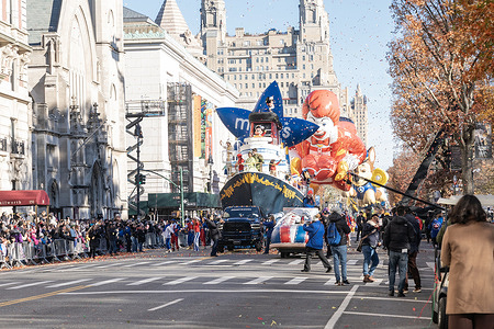 Atmosphere during 97th annual 2023 Macy's Thanksgiving Day Parade in Midtown Manhattan of New York