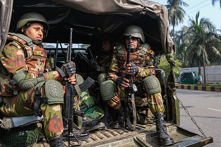 Due to the recent political unrest the military have been deployed on the streets of Dhaka prior to the National Election to be held on 7th January, 2024.