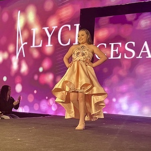teen designer Alycesaundral in NYFW FW'24 powered by Art hearts fashion