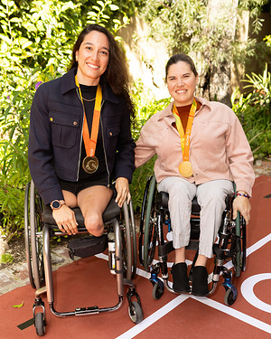 Natalia Matara, BR Wheelchair Tennis and Paralympian joins fellow Olympian at Gold Meets Golden
